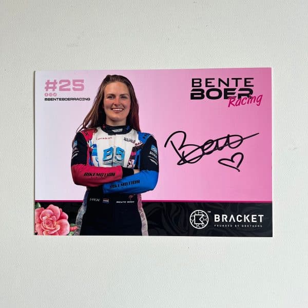 Bente Boer Racing Handtekening kaart 2025